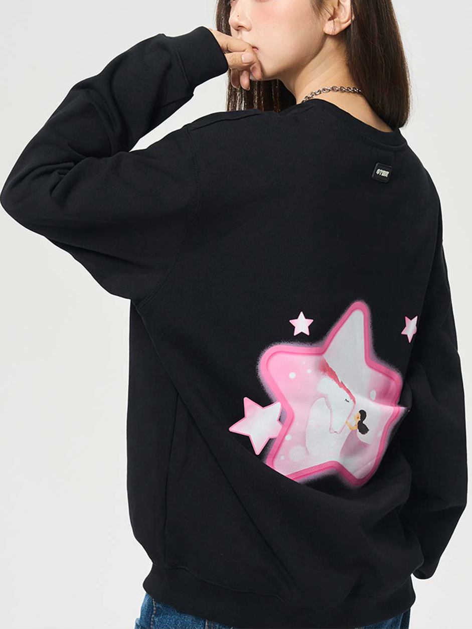 Unisex Cotton Pullover Street Sweatshirt